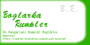 boglarka rumpler business card